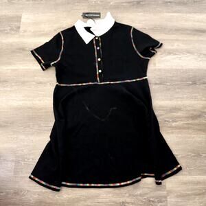 Delia's Black Dress Rainbow Stitching NEW Plus Size 2X Pride